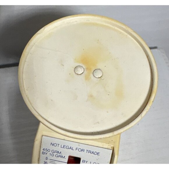 Weight Watchers Vintage Kitchen Scale 450 grams Beige Plastic Retro Design - Picture 4 of 9